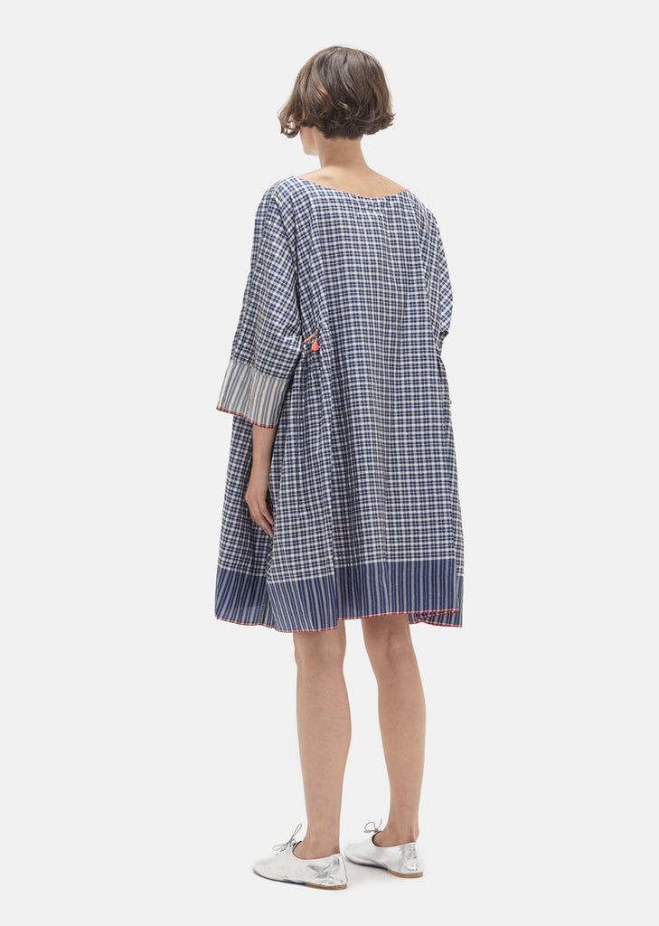 Checkered Tassel Dress