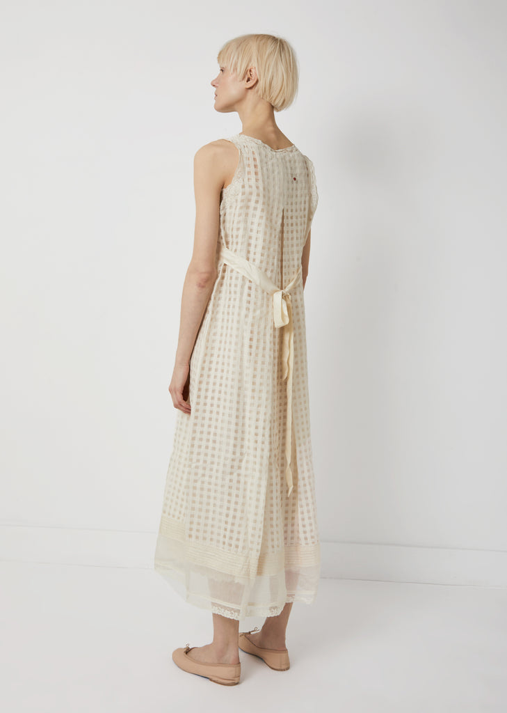 Cotton Silk Sleeveless Dress