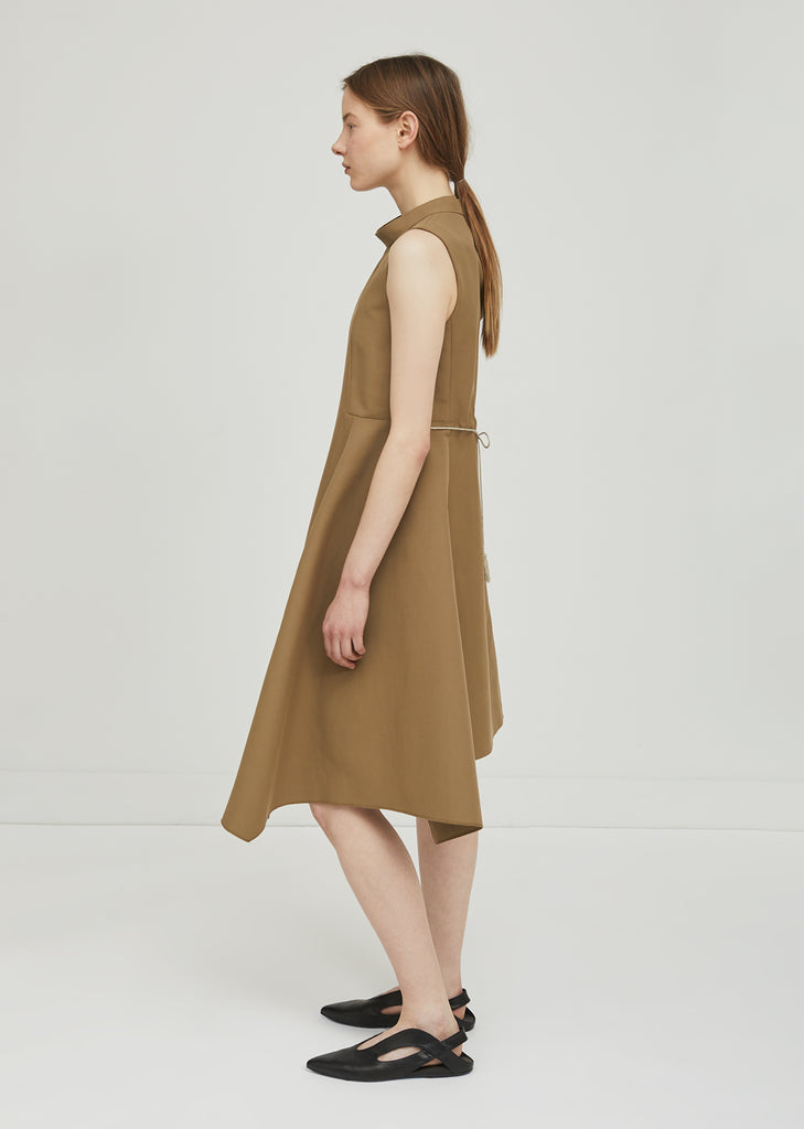 Sleeveless Tassel Belted Dress