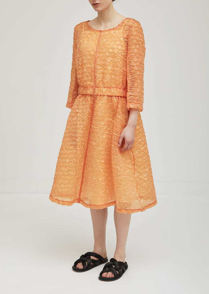 Iridescent Textured Dress