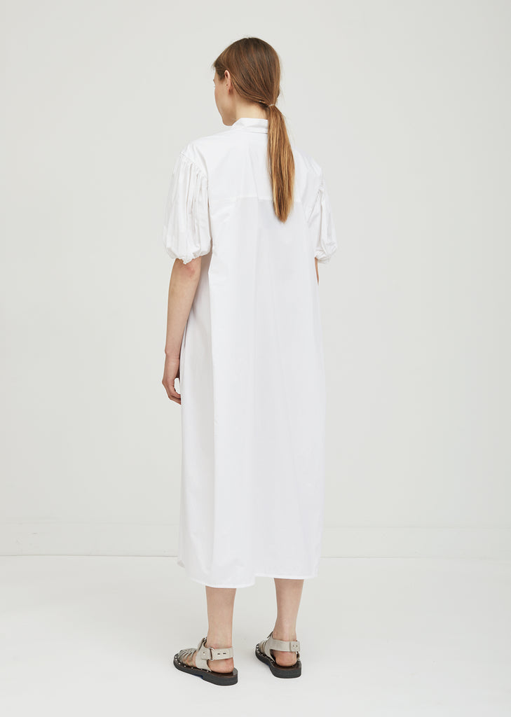 Puff Sleeve Shirt Dress