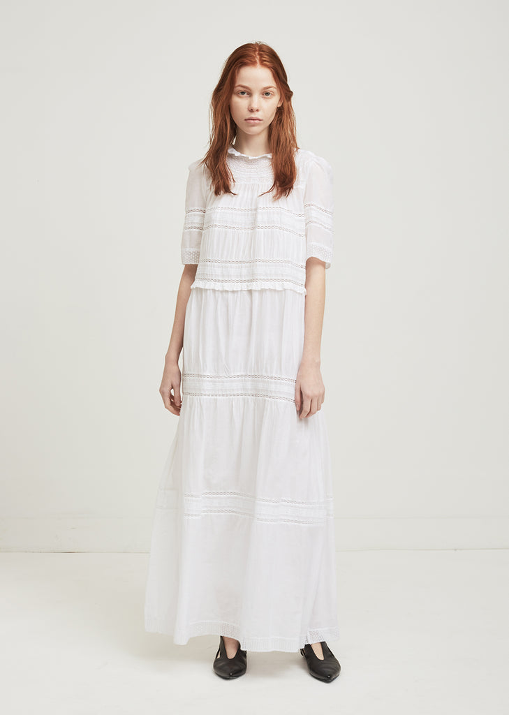 Vealy Lace Cotton Dress