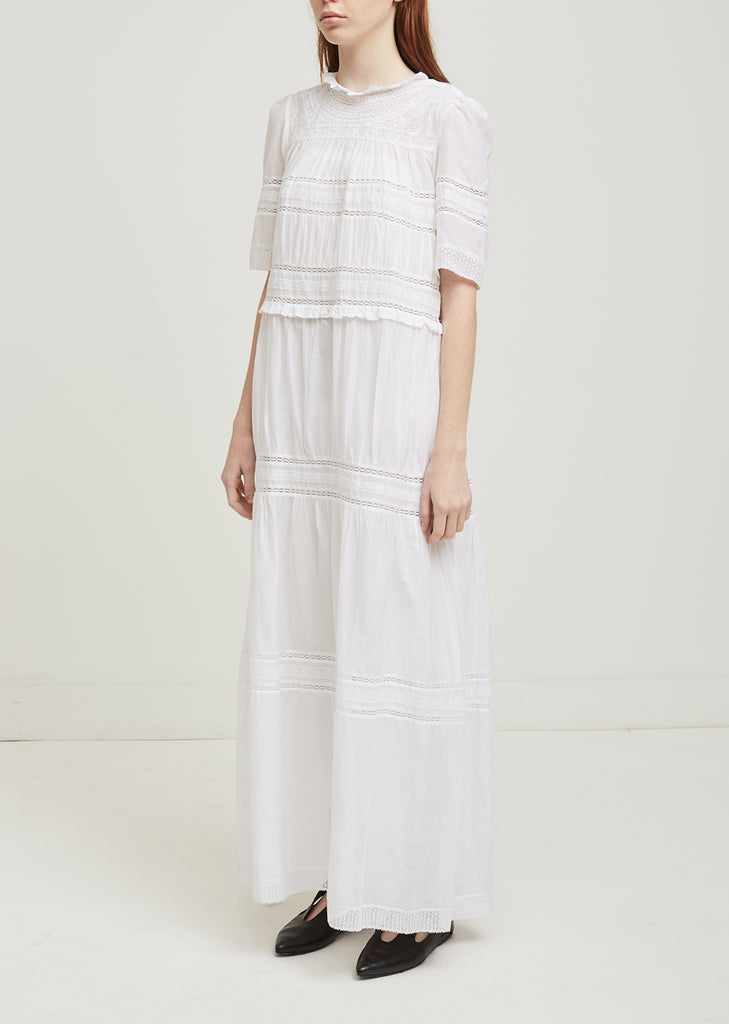 Vealy Lace Cotton Dress