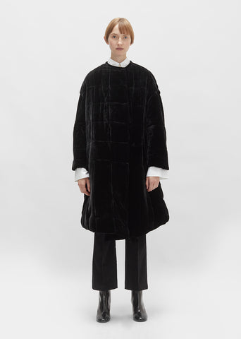 Tao Velvet Collarless Dress