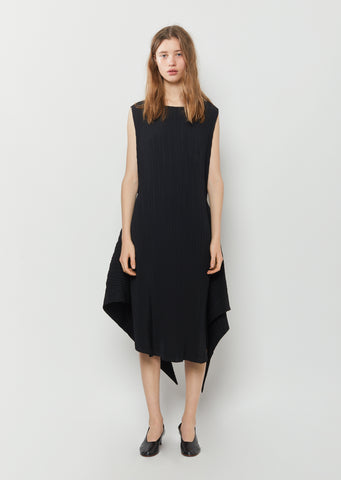 Double Stream Pleats Dress