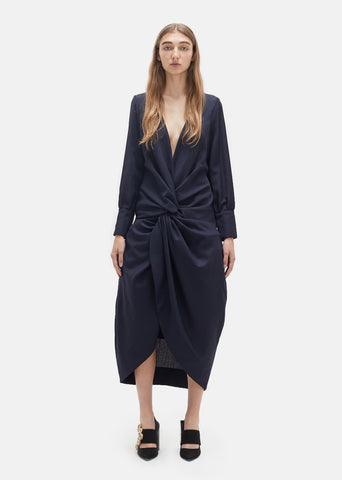 Flower Wool Dress