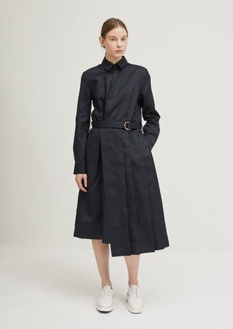Emulation Belted Dress