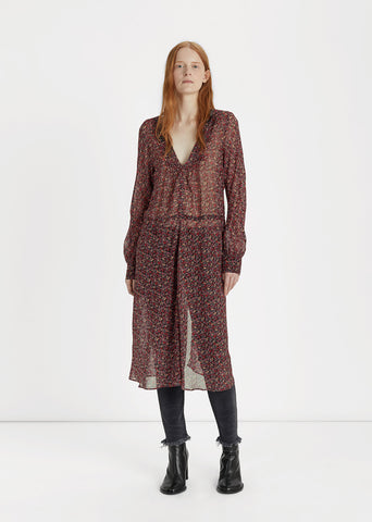 Cupra Georgette Print Dress