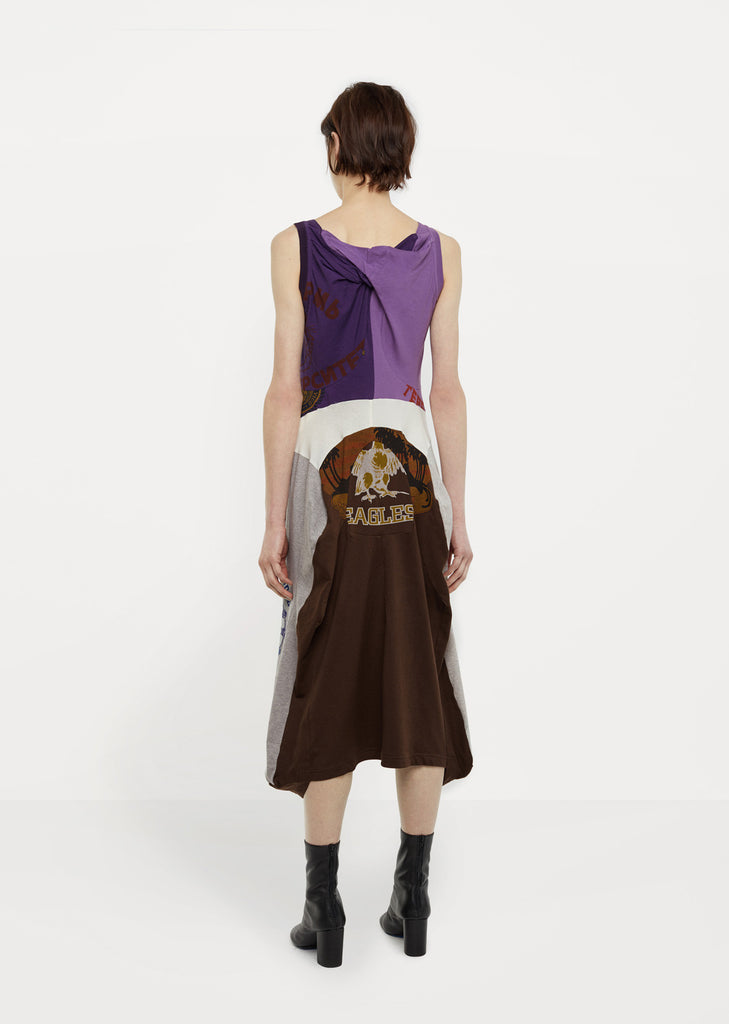 Mixed-Media Tank Dress