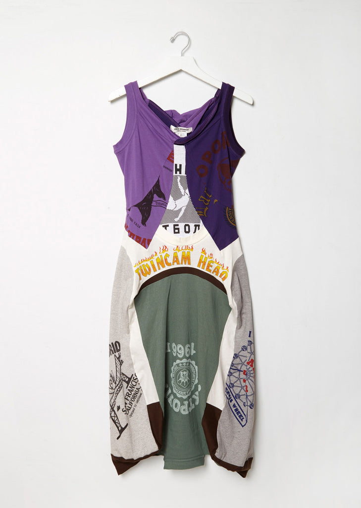 Mixed-Media Tank Dress