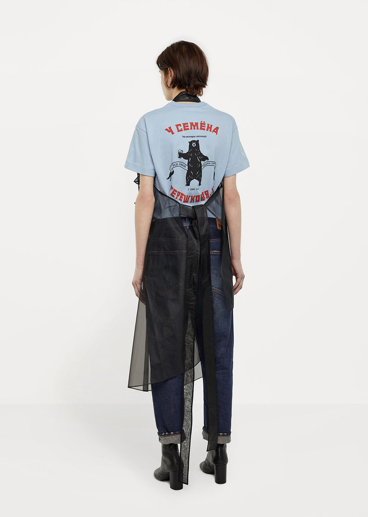 Sheer Halter Vest Dress