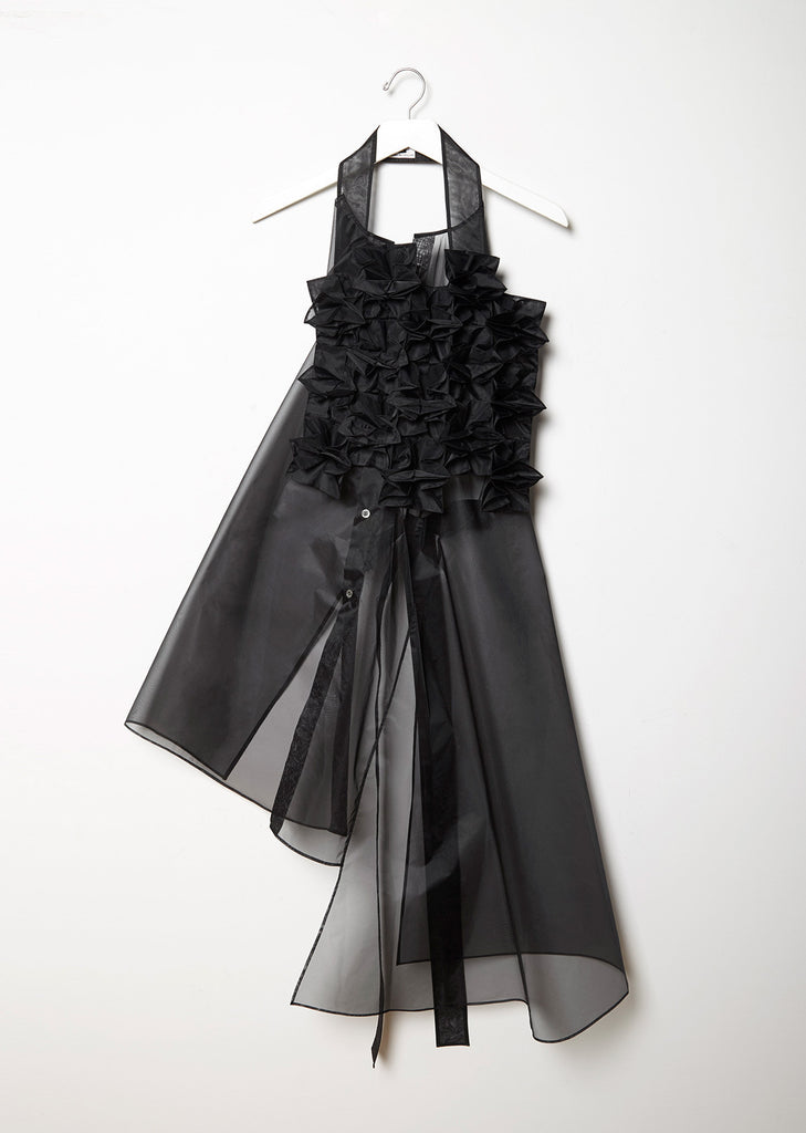 Sheer Halter Vest Dress