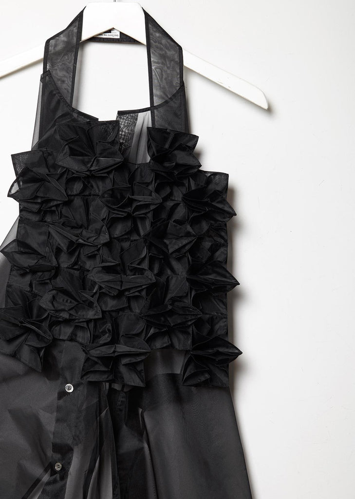 Sheer Halter Vest Dress