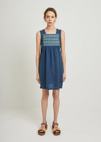 French Cloth Linen Kirifu Dress