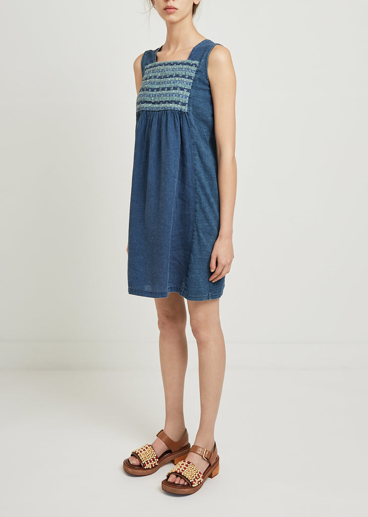 French Cloth Linen Kirifu Dress