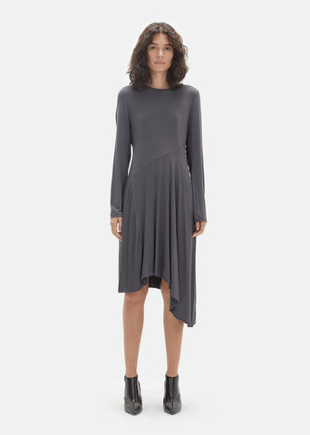 Jersey Asymmetric Dress