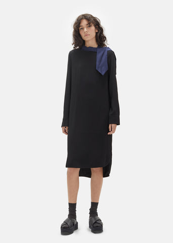 Crepe Envers Satin Dress