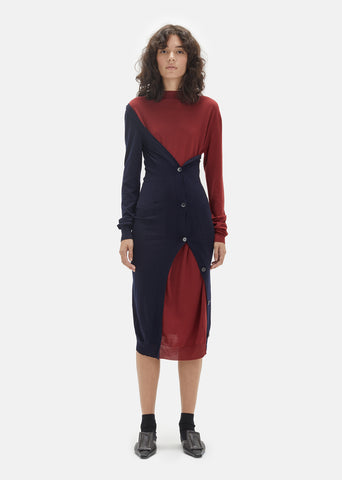 Intarsio Virgin Wool Dress