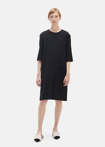 Cotton Viscose Crepe Dress
