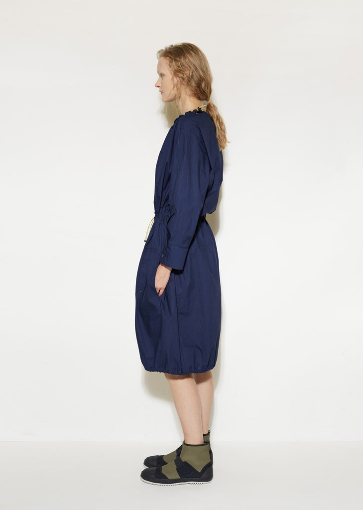 Drawstring Gathered Dress