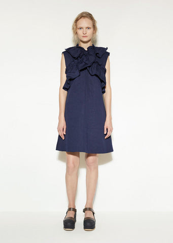 Crossed Ruffle Dress