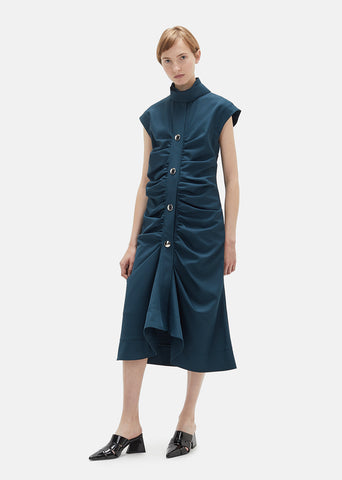 Technical Gabardine Dress