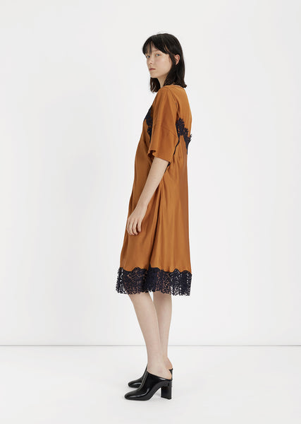 Silk Slip & T-Shirt Dress by Maison Margiela - La Garonne Silk Slip & T-Shirt Dress by Maison Margiela - La Garonne