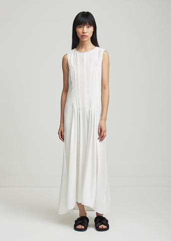 Drapey Twill Dress