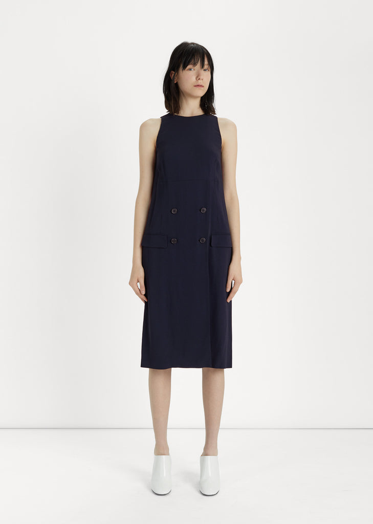 Viscose Crepe Trench Dress