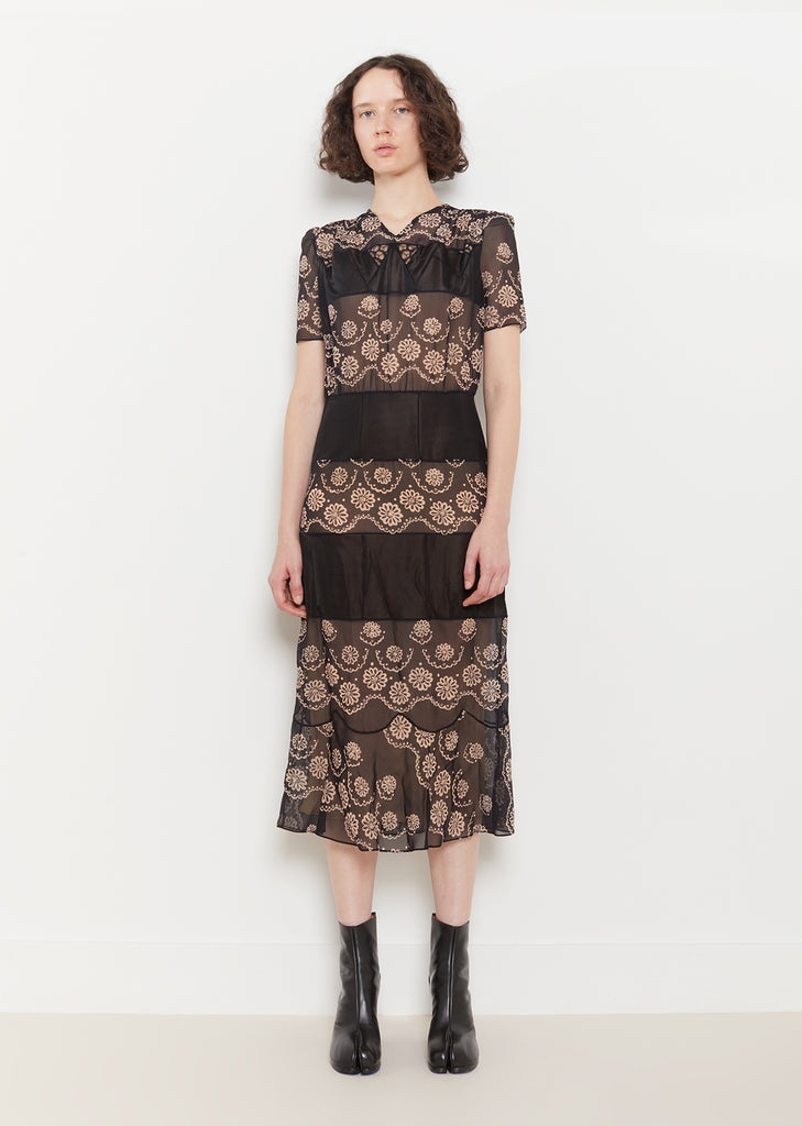 Printed Georgette Dress