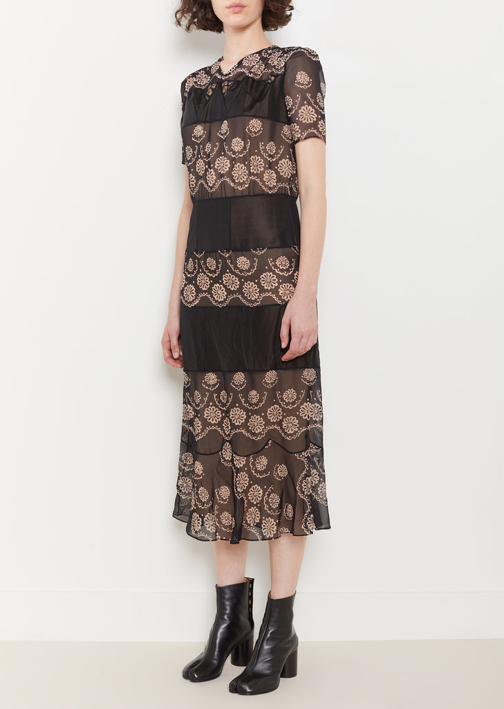 Printed Georgette Dress