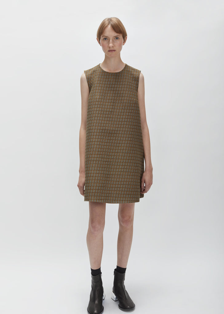 70's Suiting Jacquard Dress