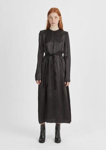 Crinkled Long Sleeve Dress