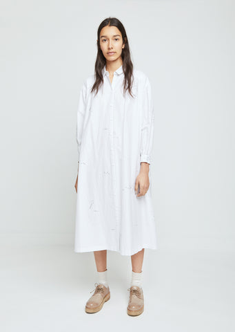 Whisper Cotton Silk Shirtdress