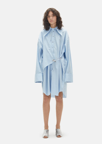 Cotton Double Front Shirt Dress