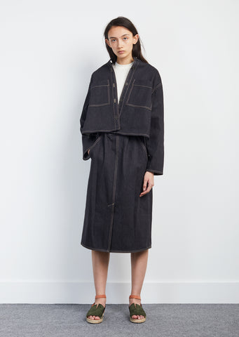 Dabi Cotton Denim Dress