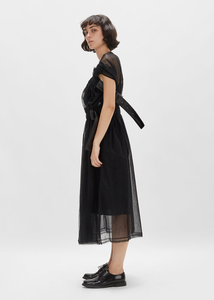 Tulle Dress With Frill