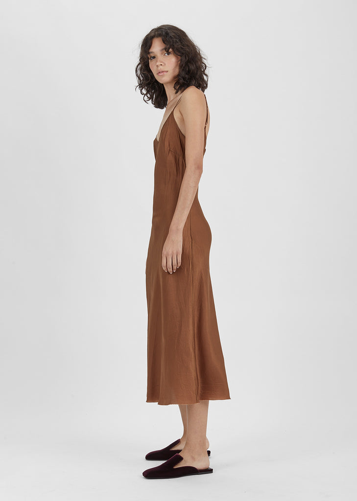 Bias Long Slip Dress
