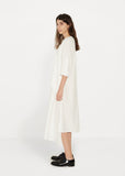 Gather Tie Shirt Dress