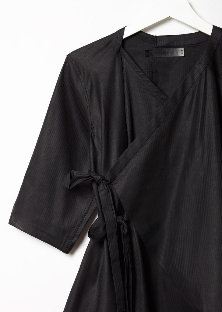 Gather Tie Shirt Dress