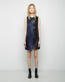 Patchwork Lace Satin Faced Organza Dress