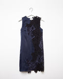 Patchwork Lace Satin Faced Organza Dress