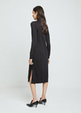 Roll Neck Long Sleeve Dress
