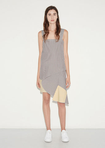 Bias Cut Ruffle Dress
