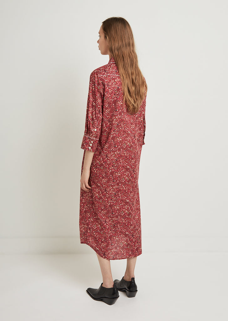 Floral Print Cowboy Dress