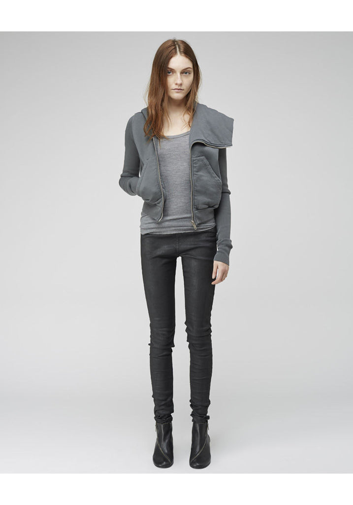 Asymmetric Zip Hoodie