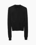 Cropped Geometric Sweat Top