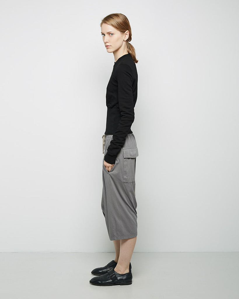 Cropped Geometric Sweat Top