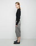 Cropped Geometric Sweat Top