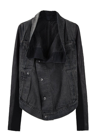 Denim Leather Jacket